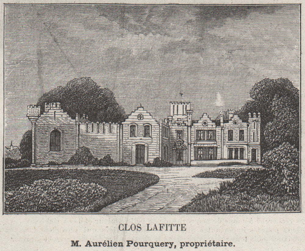 ENTRE-DEUX-MERS. FARGUES-SAINT-HILAIRE. Clos Lafitte. Pourquery. SMALL 1908